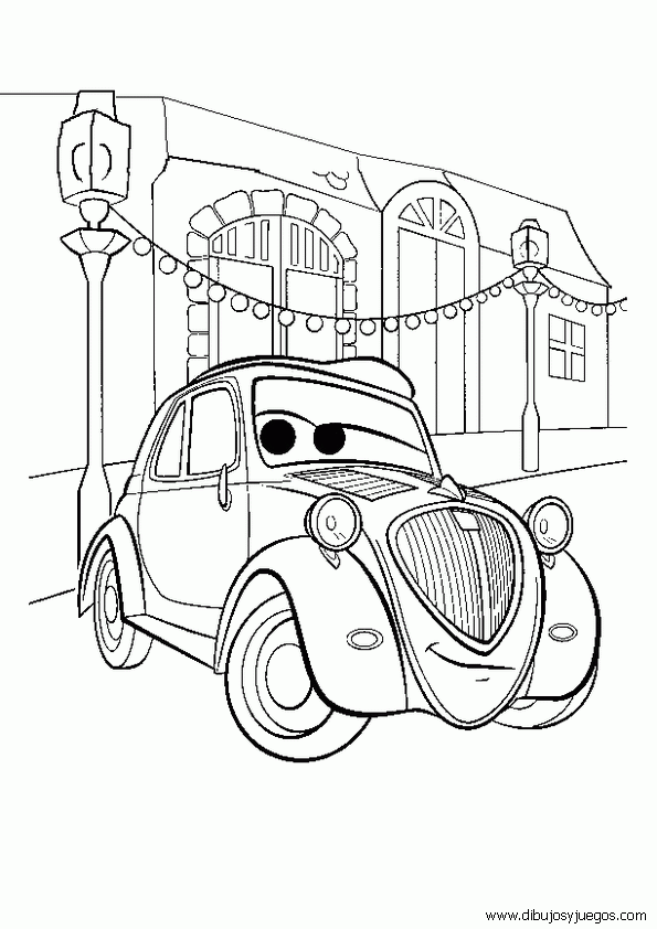 cars-disney-064 | Dibujos y juegos, para pintar y colorear