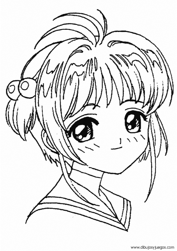 Dibujos para colorear de sakura card captors - Imagui