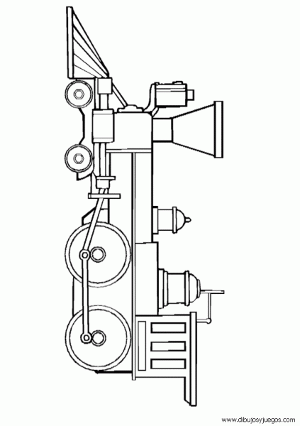 Dibujo De Tren Para Colorear Dibujos Y Juegos Para Pintar Y Colorear