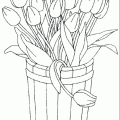 dibujo-flores-tulipanes-010