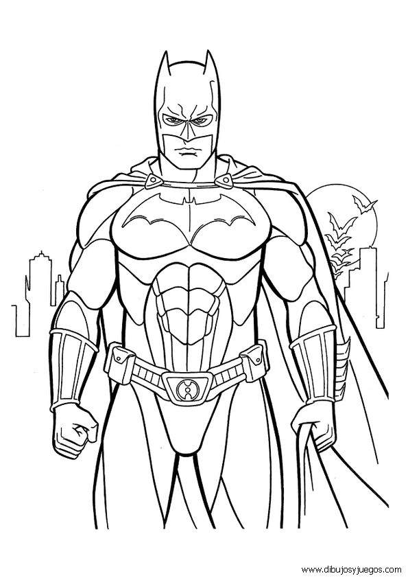 dibujos-de-batman-004 | Dibujos y juegos, para pintar y colorear