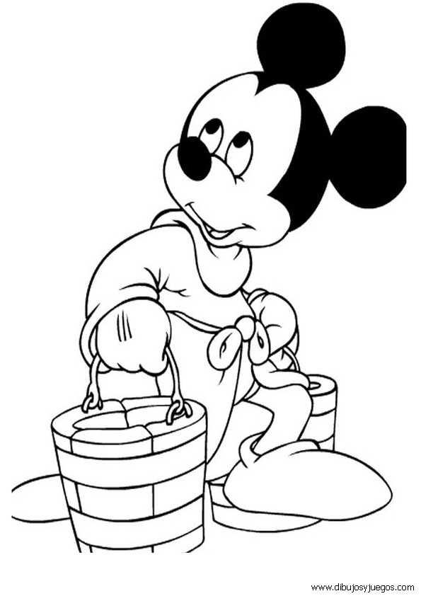 Dibujos De Mikey Mouse 021 Dibujos Y Juegos Para Pintar Y Colorear
