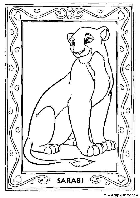 rey-leon-disney-109 | Dibujos y juegos, para pintar y colorear