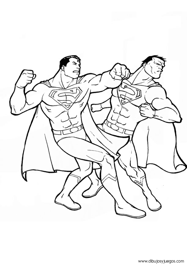 superman-091 | Dibujos y juegos, para pintar y colorear