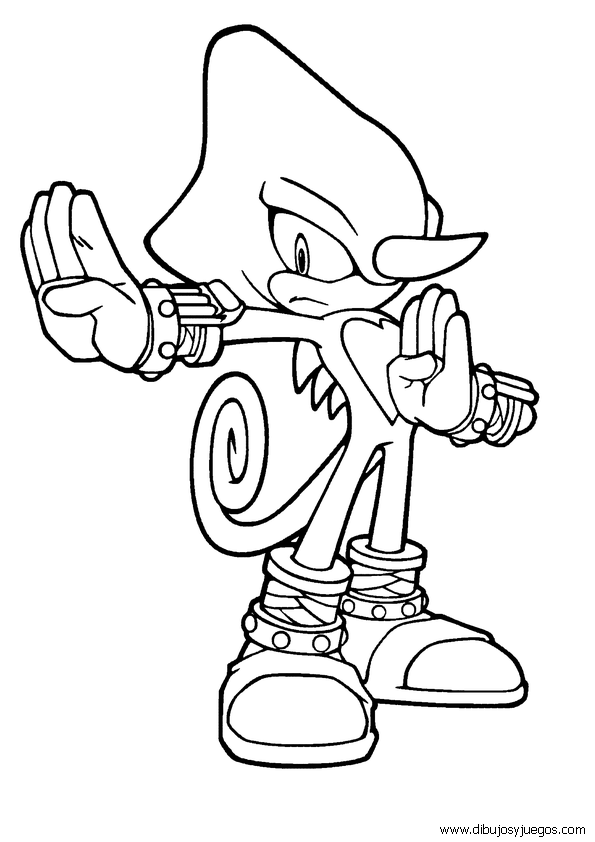 dibujos-de-sonic-055 | Dibujos y juegos, para pintar y colorear