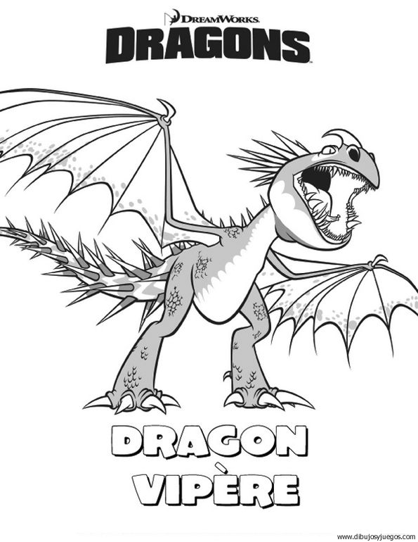 Dibujo De Dragon 080 Dibujos Y Juegos Para Pintar Y Colorear